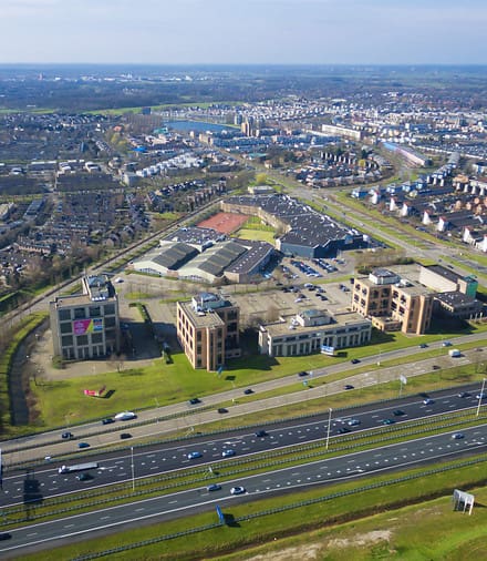 Werklocatie de Brand Amersfoort - luchtfoto